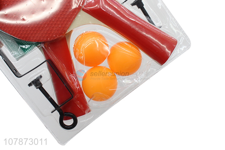 Factory price durable wooden table tennis rackets set wholesale