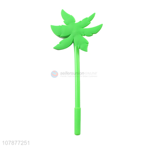 Wholesale green coconut tree design office signature pen