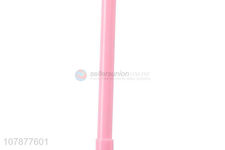 Good quality pink plastic pen creative football student writing pen