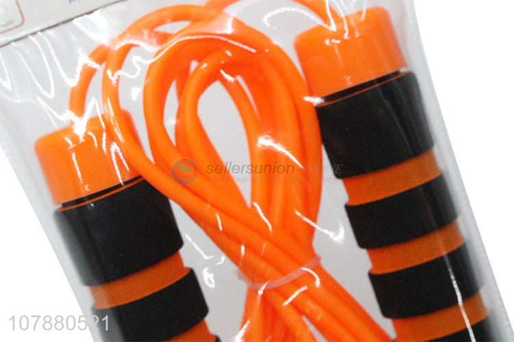 Private label anti-slip handle men women gym fitness jump rope