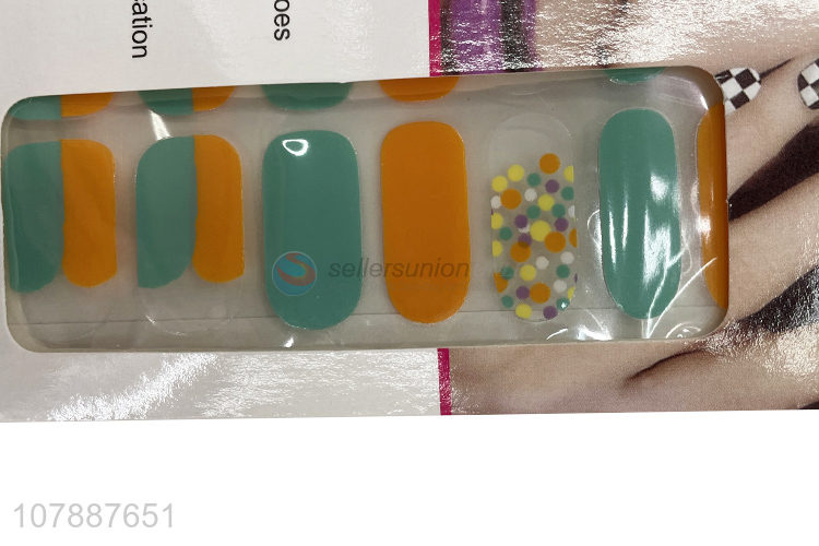 China products spring and summer nail polish strips nail decals