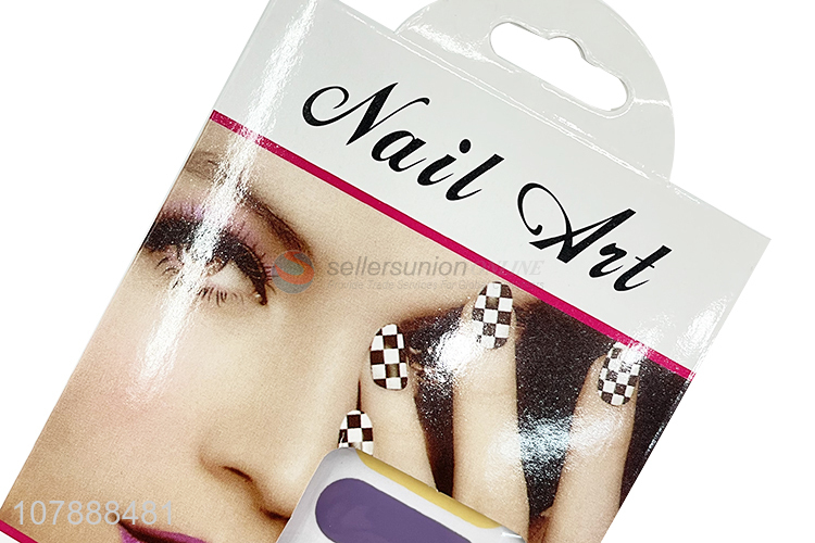 Promotional cartoon gel nail polish strips nail art supplies