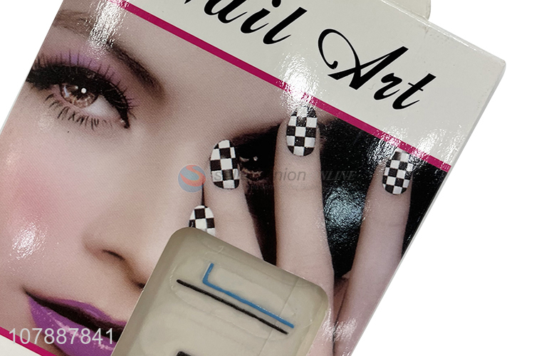 China products fashion minimalism lined nail polish strips nail wraps