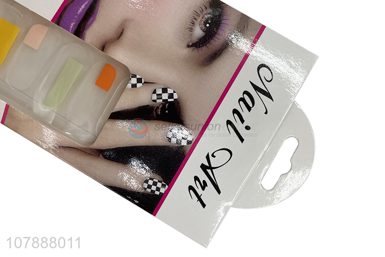 Good quality gel nail wraps custom nail polish strips wholesale