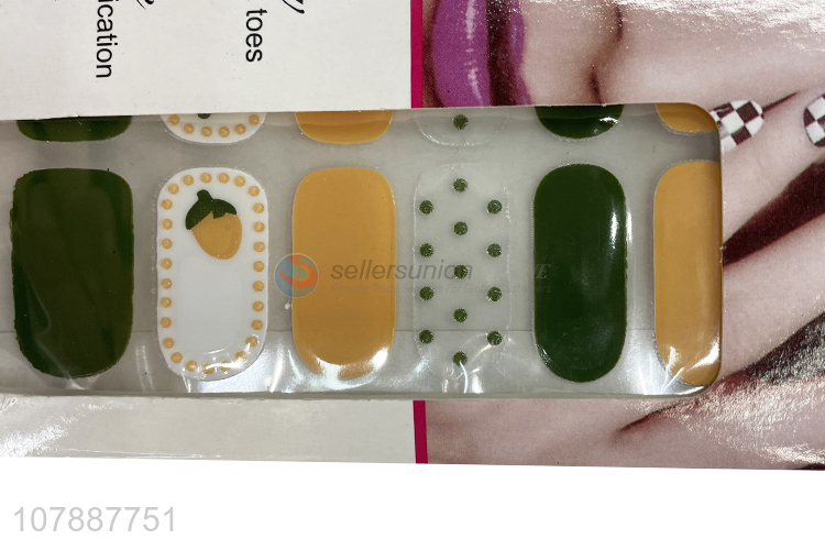 China factory personalized nail polish strips for spring and summer