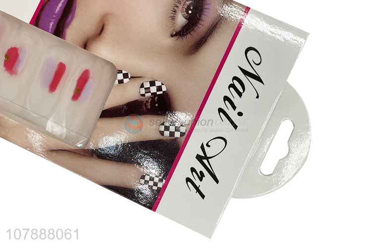 China manufacturer fashion nail wraps chic gold nail stickers