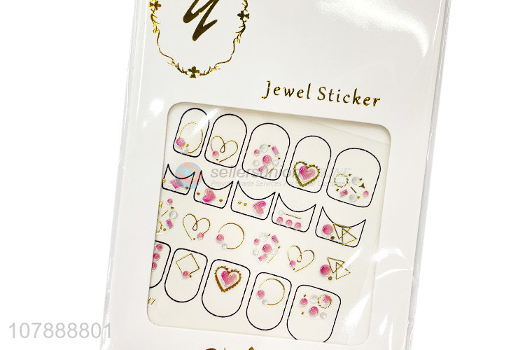 Wholesale Sweetly Jewel Nail Sticker Nail Art Decals