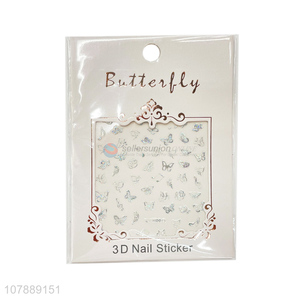 Popular Cute Butterfly Stickers Nail Art Decals For Women And Girls