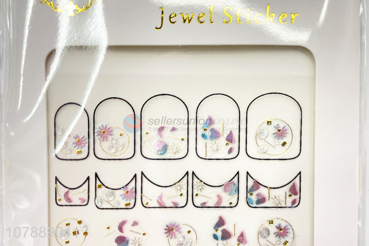 Popular Artistic Jewel Sticker Nail Decals For Nail Decoration