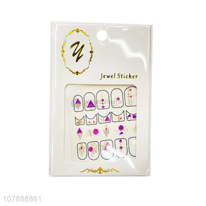 Good Quality Jewel Nail Art Stickers Cool Nail Decals