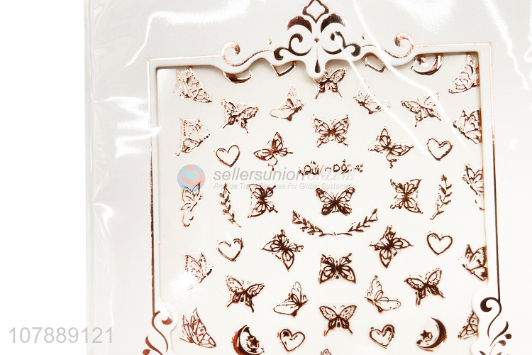 Cute Design Butterfly 3D Nail Sticker Nail Art Decals