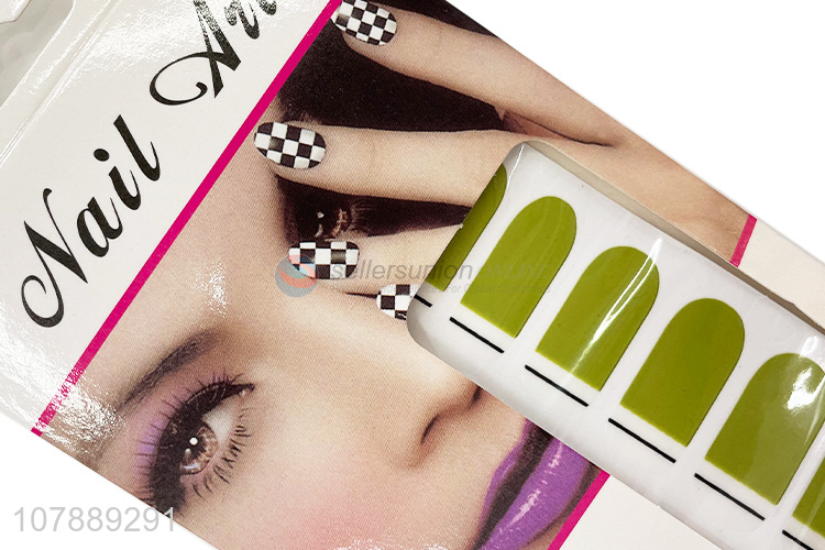 New Product Fashion Nail Art Stickers Nail Wraps Wholesale