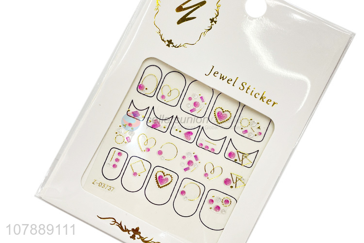 Good Quality Girly Jewel Stickers Nail Art Sticker Decals