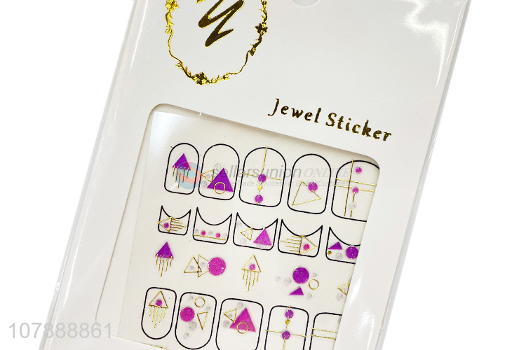 Good Quality Jewel Nail Art Stickers Cool Nail Decals