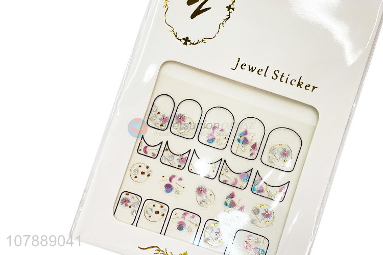 Popular Artistic Jewel Sticker Nail Decals For Nail Decoration