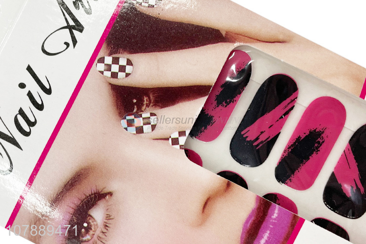 Good Quality Ladies Nail Art Decals Nail Wrap Sticker