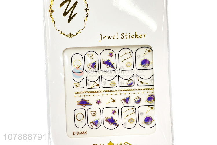 Popular Elegant Nail Art Jewel Sticker For Nail Decoration