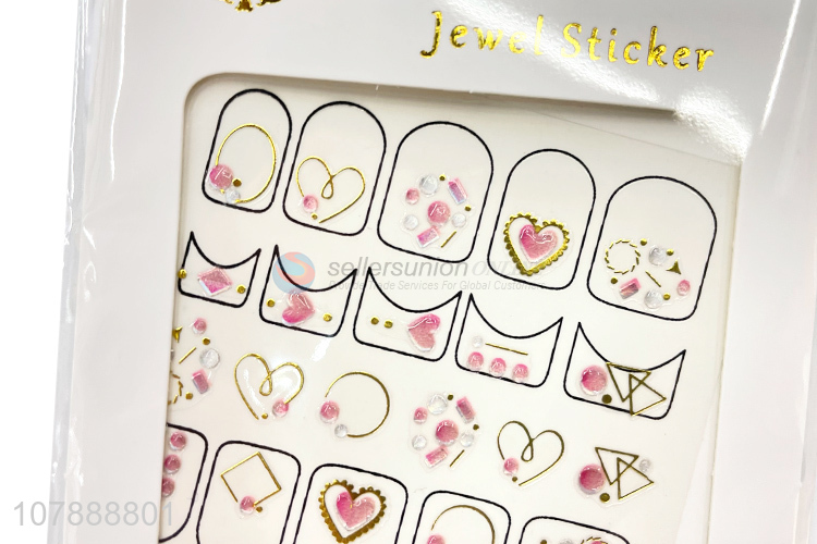 Wholesale Sweetly Jewel Nail Sticker Nail Art Decals