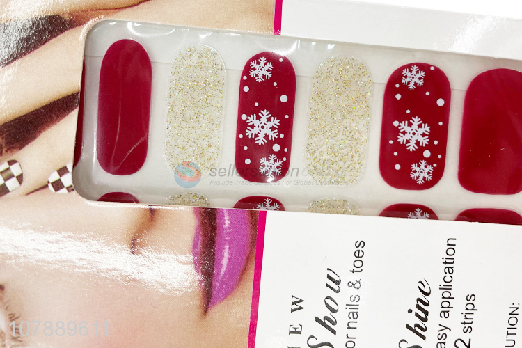 Good Quality Nail Art Sticker Full Cover Nail Decals For Ladies