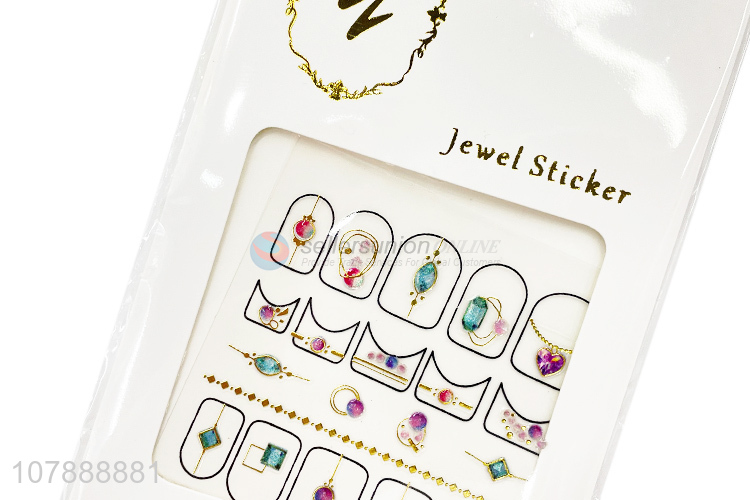 Fashion Jewel Nail Stickers Nail Art Decoration Decals