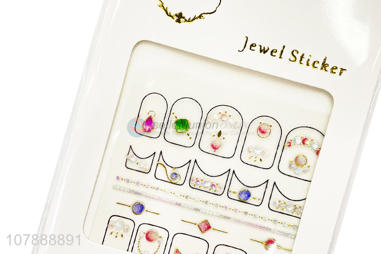 Custom Exquisite Jewelry Nail Stickers Nail Art Decals