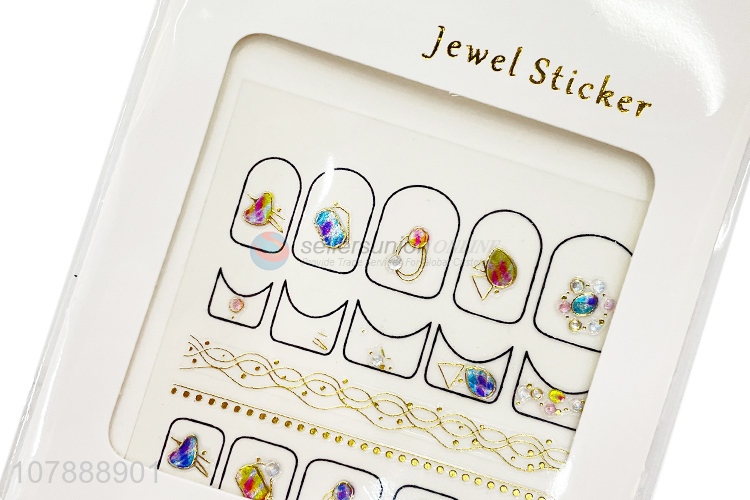 Popular Mini Jewel Nail Art Stickers Art Decoration Decals