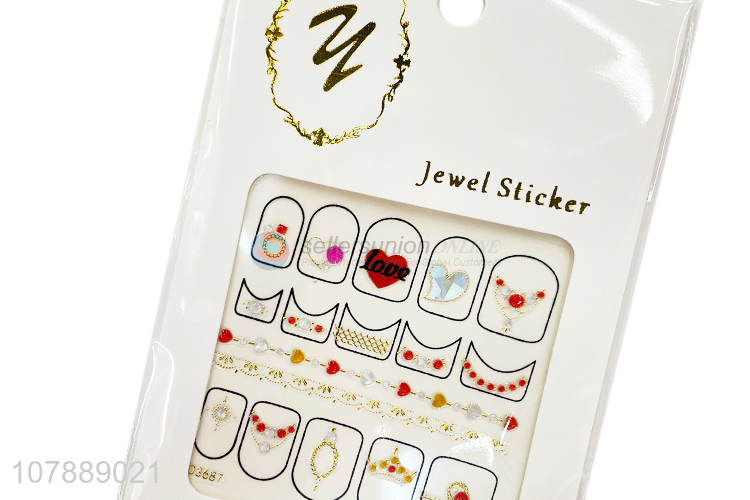 Fashion Style Jewel Stickers Nail Stickers Nail Art Decals