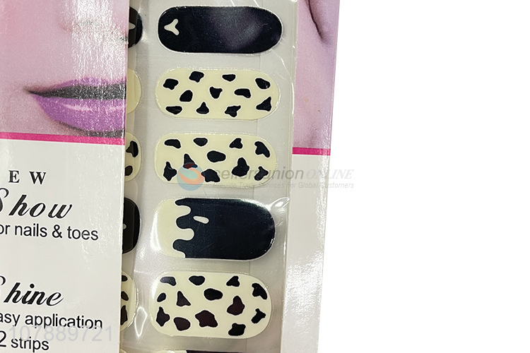 Latest Women Nail Art Decoration Nail Wraps Nail Stickers