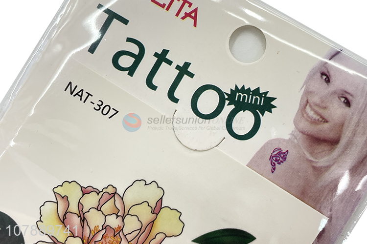 Best Selling Flower Pattern Temporary Tattoo Stickers