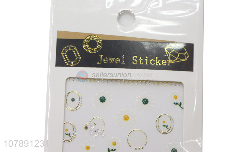 Factory wholesale creative multicolor paper nail sticker decoration