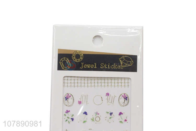 New Arrival Multicolor Creative Mini Lady Nail Sticker Wholesale