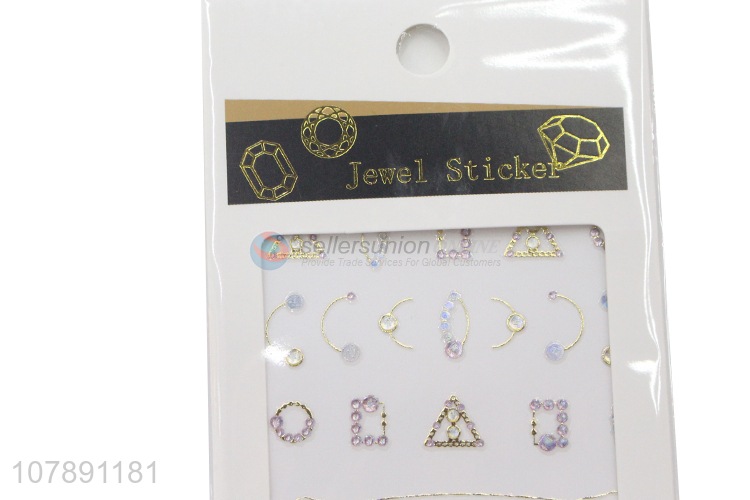 Yiwu wholesale paper creative decorative nail stickers for ladies