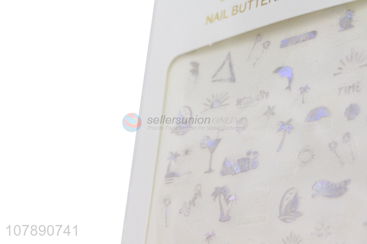 Hot selling creative ocean style decoration nail sticker