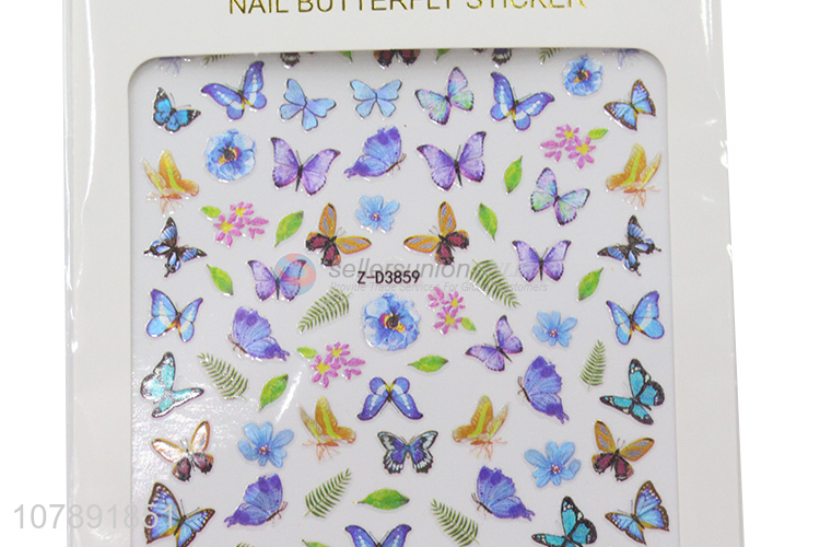 China wholesale colourful art butterfly stickers for sale