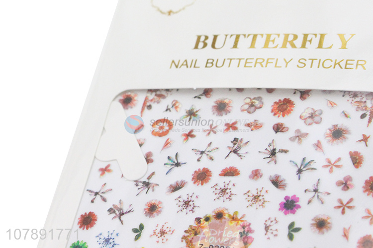 New product women nail butterfly stickers for nail art