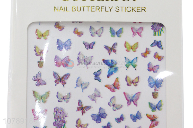 Best selling decorative lady nail art stickers for gifts