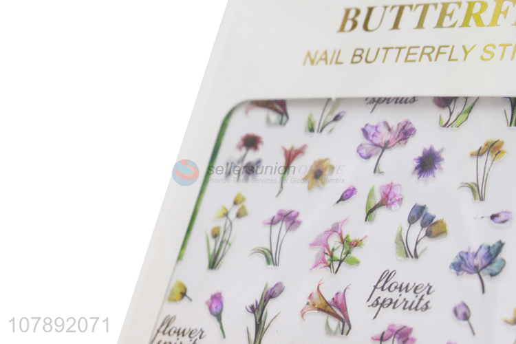 Best price eco-friendly non-toxic nail art stickers for decoration