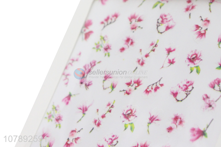 Cheap price pink flower pattern women nail art stickers for decoration