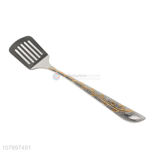 High quality silver stainless steel long handle leak shovel