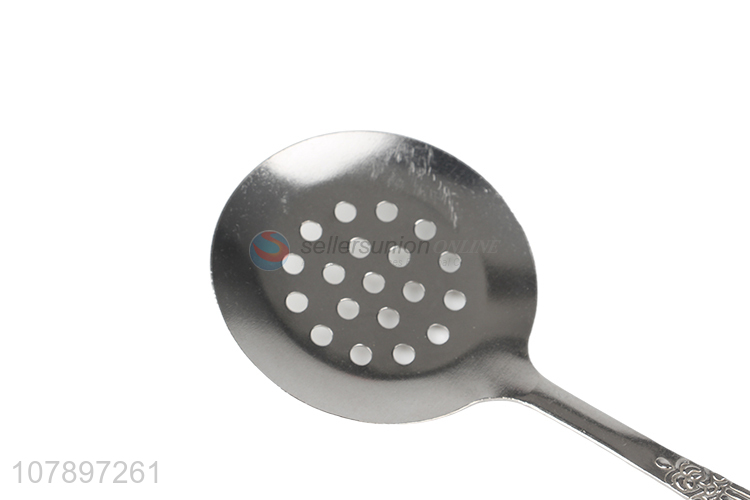 Hot sale silver stainless steel universal hot pot colander