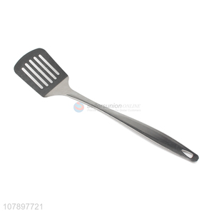 Good wholesale price silver stainless steel household cooking spatula