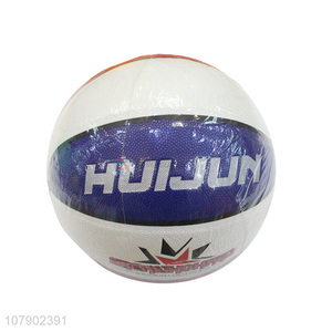 Hot selling size 6 pu leather <em>basketball</em> for indoor outdoor training