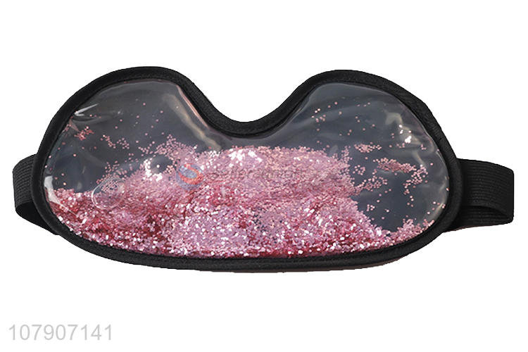 Most popular hot cold gel glitter sleeping eye mask for dark circles