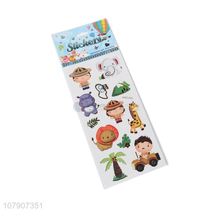 Low price creative cartoon flat children stickers wholesale