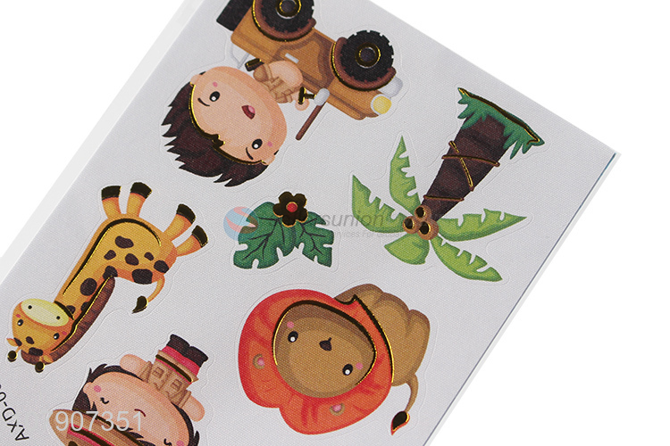 Low price creative cartoon flat children stickers wholesale