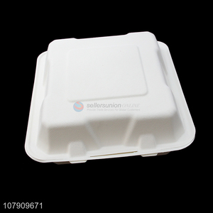 Wholesale white disposable lunch box 6 inch hamburger box