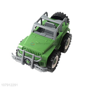 Online wholesale kids boys toy car plastic military truck toy mini toy vehicle