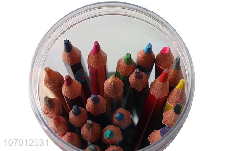 High quality boxed 24 color colored pencils for students