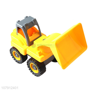 China supplier kids plastic toy vechicle engineering construction truck toy