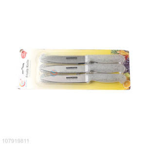 Hot Selling Stainless Steel Fruit Knife With Plastic Handle